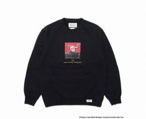 <img class='new_mark_img1' src='https://img.shop-pro.jp/img/new/icons47.gif' style='border:none;display:inline;margin:0px;padding:0px;width:auto;' />WACKOMARIA/拾ޥꥢ/̵2022FW/JEAN-MICHEL BASQUIAT / WASHED HEAVY WEIGHT CREW NECK SWEAT SHIRTξʲ
