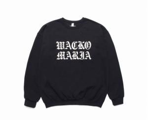 <img class='new_mark_img1' src='https://img.shop-pro.jp/img/new/icons47.gif' style='border:none;display:inline;margin:0px;padding:0px;width:auto;' />WACKOMARIA/拾ޥꥢ/̵2022FW/CREW NECK SWEAT SHIRT (TYPE-1)(BLACK)/롼ͥååȤξʲ