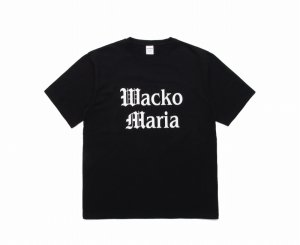WACKOMARIA/ワコマリア/2022FW/WASHED HEAVY WEIGHT CREW NECK T-SHIRT (TYPE-2)(BLACK)/Tシャツの商品画像