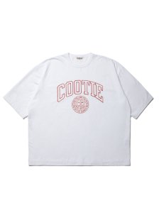 COOTIE PRODUCTIONS/クーティー/【送料無料】2023 CAPSULE COLLECTION/Print Oversized S/S Tee (COLLEGE)(WHITE)の商品画像