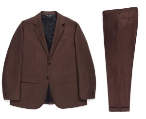 WACKOMARIA/ワコマリア/【送料無料】PRE-2022FW/UNCONSTRUCTED JACKET & PLEATED TROUSERS(D-BROWN)の商品画像