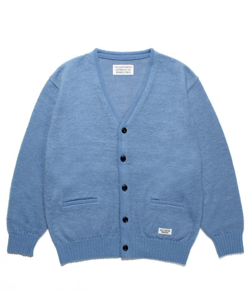 ワコマリア ニットカーディガン MOHAIR CARDIGAN 22AW XL-