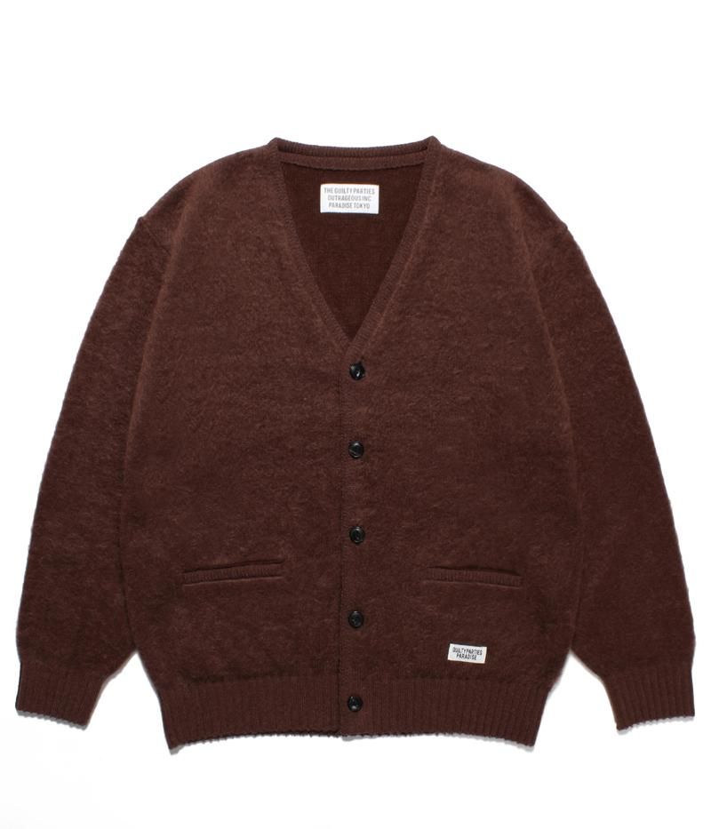 ワコマリアWACKOMARIA MOHAIR KNIT CARDIGAN 23fw 限定9