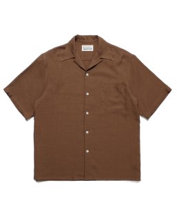 WACKOMARIA/ワコマリア/【送料無料】2023SS/50'S SHIRT S/S (TYPE-1)(BROWN)/50'Sシャツの商品画像
