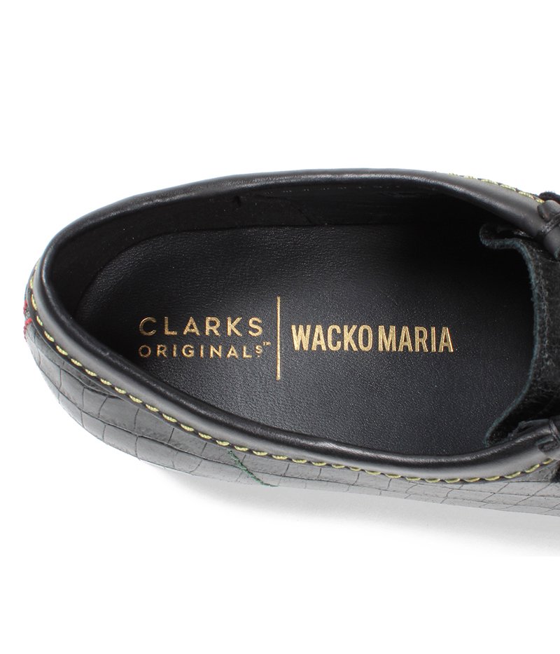 WACKO MARIA × CLARKS WALLABEE クロコ 25cm