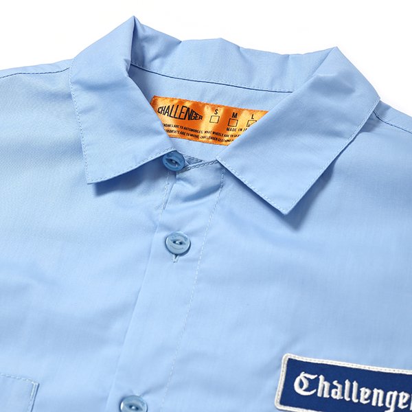 チャレンジャー　CHALLENGER オープンカラーワークシャツ　L GREEN
