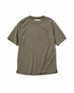 nonnative/【送料無料】42nd SUMMER Collection/DWELLER S/S TEE COTTON JERSEY OVERDYED(CEMENT)/ポケットTシャツの商品画像