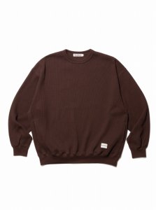 COOTIE PRODUCTIONS/クーティープロダクションズ/【送料無料】2023SS/Suvin Waffle L/S Crew(BROWN)/サーマルニットの商品画像