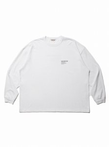 COOTIE PRODUCTIONS/クーティープロダクションズ/【送料無料】2023SS/C/R Smooth Jersey L/S Tee(WHITE)/ロングスリーブTシャツの商品画像