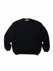 COOTIE PRODUCTIONS/クーティープロダクションズ/【送料無料】2023SS/3D Jacquard Knit L/S Crew/ジャガードニットの商品画像