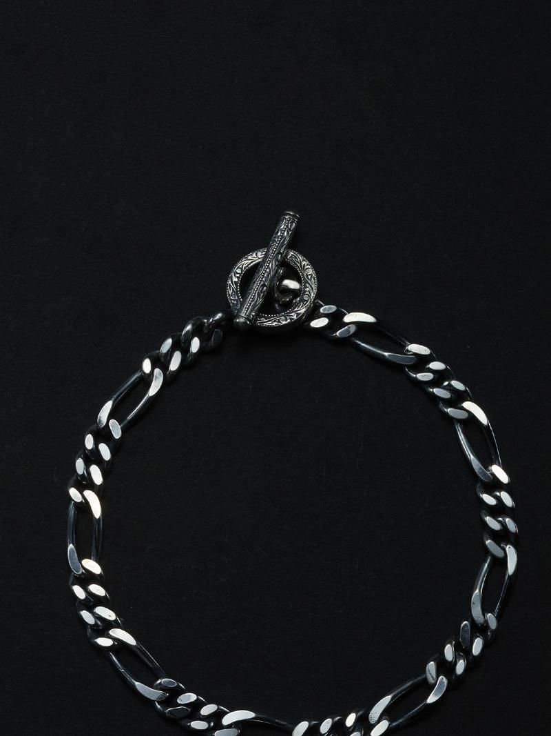 ANTIDOTE BUYERS CLUB/アンチドートバイヤーズクラブ/【送料無料】/Figaro Wide Chain  Bracelet(Large/200mm)/ブレスレット - WACKO  MARIA（ワコマリア）・COOTIE（クーティー）・N.HOOLYWOOD（エヌハリウッド）などの正規