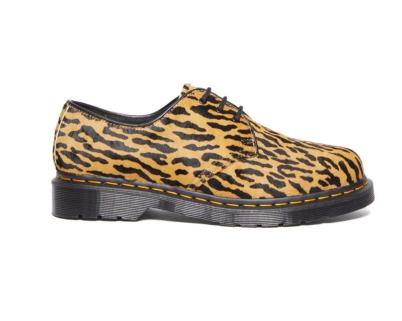 ワコマリア×ドクターマーチン/WACKO MARIA×Dr.Martens/靴/8ホールブーツ/LEOPARD 3EYE SHOE/ハラコ/ベージュ/レオパード/2023FW/#8/27cm【SA7477】