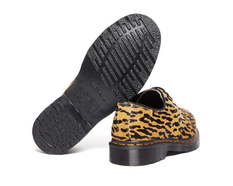 ワコマリア×ドクターマーチン/WACKO MARIA×Dr.Martens/靴/8ホールブーツ/LEOPARD 3EYE SHOE/ハラコ/ベージュ/レオパード/2023FW/#8/27cm【SA7477】