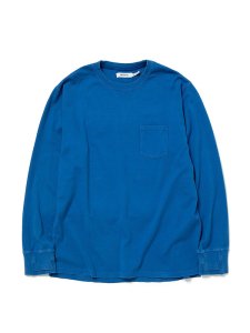 nonnative/ノンネイティブ/【送料無料】2023AW/DWELLER L/S TEE COTTON JERSEY OVERDYED(ROYAL BLUE)/ロングスリーブTシャツの商品画像
