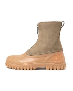 nonnative/【送料無料】2023AW/WORKER ZIP MOUTON DUCK BOOTS COW LEATHER WITH RUBBER SOLE BY DIEMME(BEIGE)の商品画像