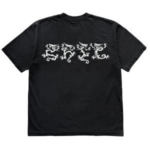 <img class='new_mark_img1' src='https://img.shop-pro.jp/img/new/icons47.gif' style='border:none;display:inline;margin:0px;padding:0px;width:auto;' />exodus//̵2023SS/MINE  TRIBAL DRAGON T SHIRT(BLACK)/TĤξʲ