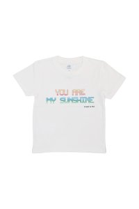 GIRAVANZ KITAKYUSH×Valley(Designed by 76lab)/YOU ARE MY SUNSHINE KIDS TEE(WHITE)/キッズTシャツの商品画像