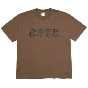 exodus/エクソダス/2023FW/TRIBAL DRAGON SHIT T SHIRTS(BROWN)/Tシャツの商品画像