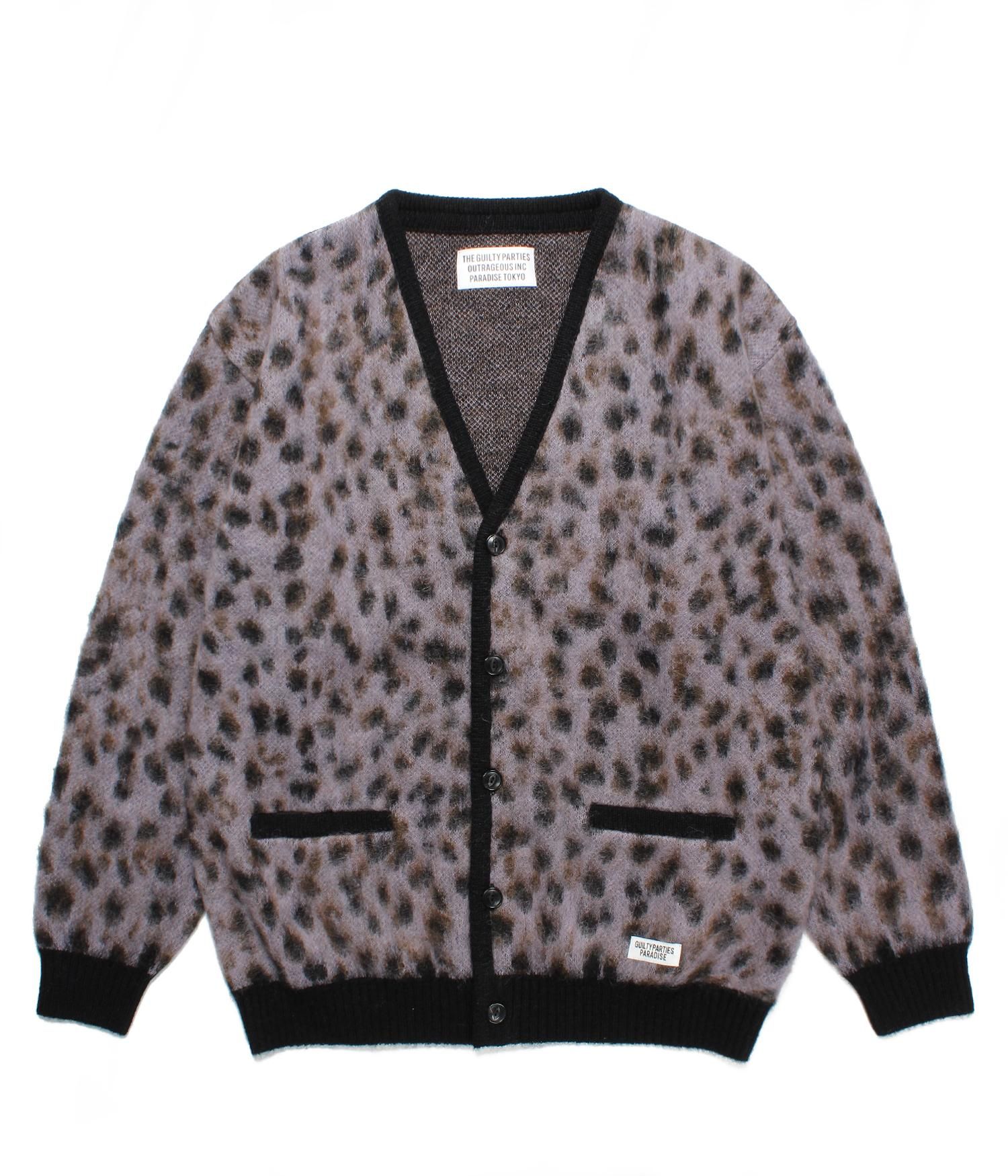 WACKO MARIA LEOPARD CARDIGAN ワコマリア-