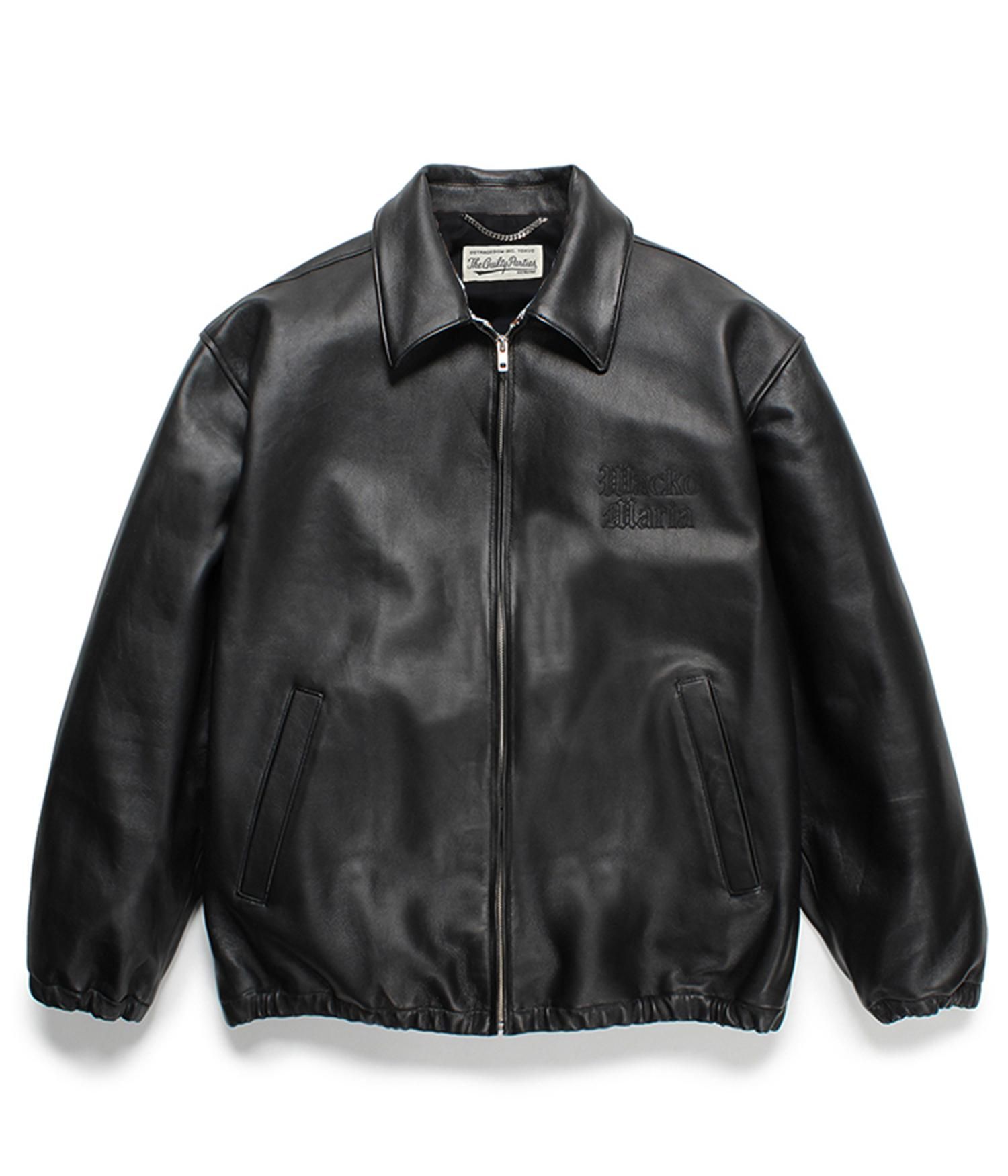 ジャケット/アウターWACKO MARIA LEATHER JACKET SIZE S - レザー 