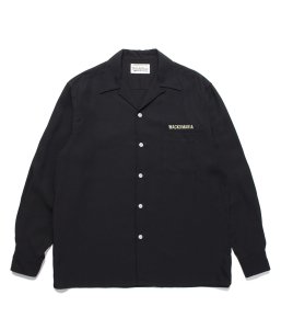 WACKOMARIA/ワコマリア/【送料無料】PRE-2024SS/50'S SHIRT L/S ( TYPE-2 )(BLACK)/ロングスリーブ50’Sシャツの商品画像