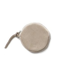 hobo/ホーボー/WINTER HOLIDAY 2023/SPRING 2024/COIN CASE COW SUEDE(SAND)/コインケースの商品画像
