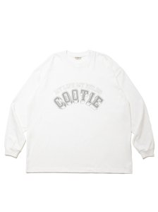 COOTIE PRODUCTIONS/【送料無料】2024 CAPSULE COLLECTION/Open End Yarn Print L/S Tee(White)/ロングスリーブTシャツの商品画像