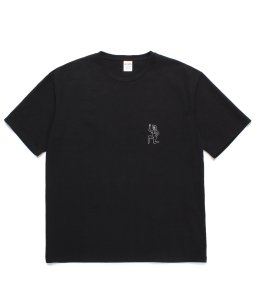 WACKOMARIA/ワコマリア/【送料無料】PRE-2024SS/WASHED HEAVY WEIGHT CREW NECK T-SHIRT ( TYPE-3 )(BLACK)/Tシャツの商品画像