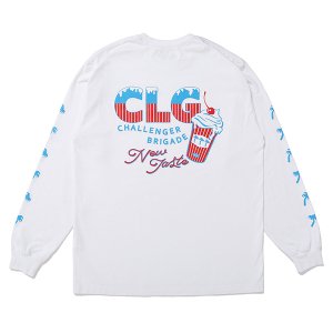 CHALLENGER/チャレンジャー/2024SS/L/S ICECREAM TEE (WHITE)/ロングスリーブTシャツの商品画像