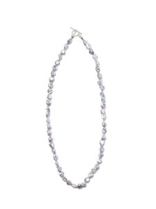 COOTIE PRODUCTIONS/クーティープロダクションズ/【送料無料】2024SS/Distortion Pearl Necklace(Silver)/パールネックレスの商品画像