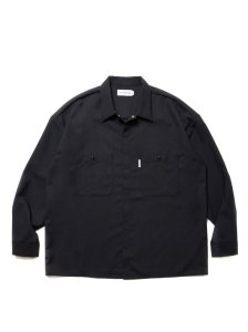 COOTIE PRODUCTIONS/ƥץ/̵2024SS/T/W Fly Front Work L/S Shirt(Black)/Ĥξʲ