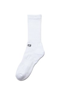 COOTIE PRODUCTIONS/ƥץ/2024SS/Raza Middle Socks(White)/åξʲ