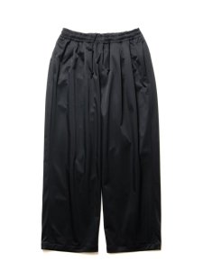 COOTIE PRODUCTIONS/̵2024 CAPSULE COLLECTION/Polyester Twill 2 Tuck Track Pants(Black)/ȥåѥĤξʲ