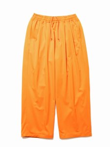 COOTIE PRODUCTIONS/̵2024 CAPSULE COLLECTION/Polyester Twill 2 Tuck Track Pants(Orange)/ȥåѥĤξʲ