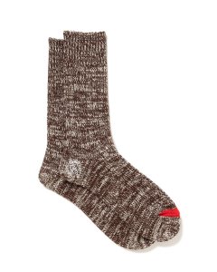 nonnative/Υͥƥ/2024AW/DWELLER SOCKS HI W/N/C/P/Pu WOVEN(BROWN)/åξʲ