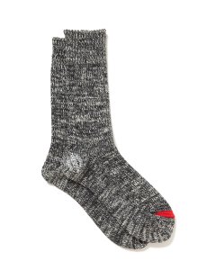 nonnative/Υͥƥ/2024AW/DWELLER SOCKS HI W/N/C/P/Pu WOVEN(CHARCOAL)/åξʲ