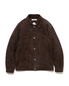 nonnative/̵2024AW/TRUCKER BLOUSON SHEEP LEATHER WITH GORE-TEX WINDSTOPPER®(BROWN)/쥶㥱åȤξʲ