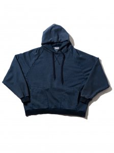 SandWaterr/ɥ/̵2024FW/RESEARCHED HOODED PULLOVER / C/P FLEECE(NAVY)/ѡξʲ