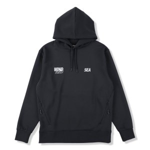 WIND AND SEA/󥷡/̵2024AW/WDS-ES (BT) WIND AIR TEX HOODIE(BLACK)/ѡξʲ