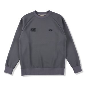 WIND AND SEA/󥷡/̵2024AW/WDS-ES (BT) WIND AIR TEX RAGLAN CREW NECK(DARK_GRAY)/åȤξʲ