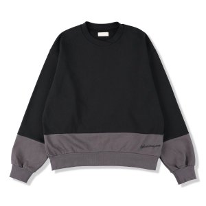 WIND AND SEA/󥷡/̵2024AW/COMBI CREWNECK SWEATSHIRT(CHARCOAL)/åȤξʲ