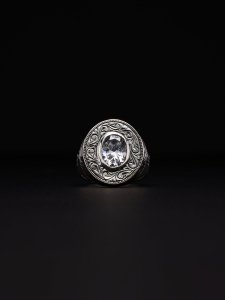 ANTIDOTE BUYERS CLUB/ɡ/̵2024SS/Engraved Oval Stone Ring(Silver)/󥰤ξʲ