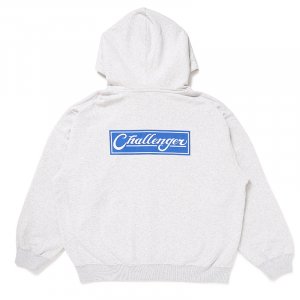 CHALLENGER/󥸥㡼/̵2024AW/BAR LOGO ZIP HOODIE(GRAY)/åץѡξʲ