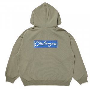 CHALLENGER/󥸥㡼/̵2024AW/BAR LOGO ZIP HOODIE(KHAKI)/åץѡξʲ