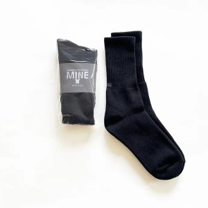 MINE/ޥ/MINE USA Logo Socks(BLACK)/åξʲ