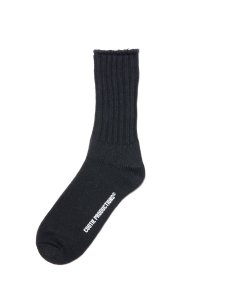 COOTIE PRODUCTIONS/ƥץ/2024AW/Raza Lowgauge Socks(Black)/åξʲ