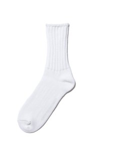 COOTIE PRODUCTIONS/ƥץ/2024AW/Raza Lowgauge Socks(White)/åξʲ