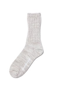 COOTIE PRODUCTIONS/ƥץ/2024AW/Raza Lowgauge Socks(White Mix)/åξʲ