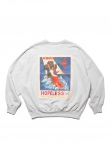 COOTIE PRODUCTIONS/ƥץ/̵2024AW/Print Sweat Crew (BEYOND HOPELESS)(Oatmeal)/åȤξʲ