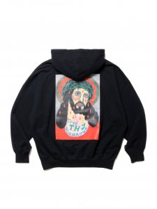 COOTIE PRODUCTIONS/ƥץ/̵2024AW/Print Sweat Hoodie (LOVE THY NEIGHBOUR)(Black)/ѡξʲ